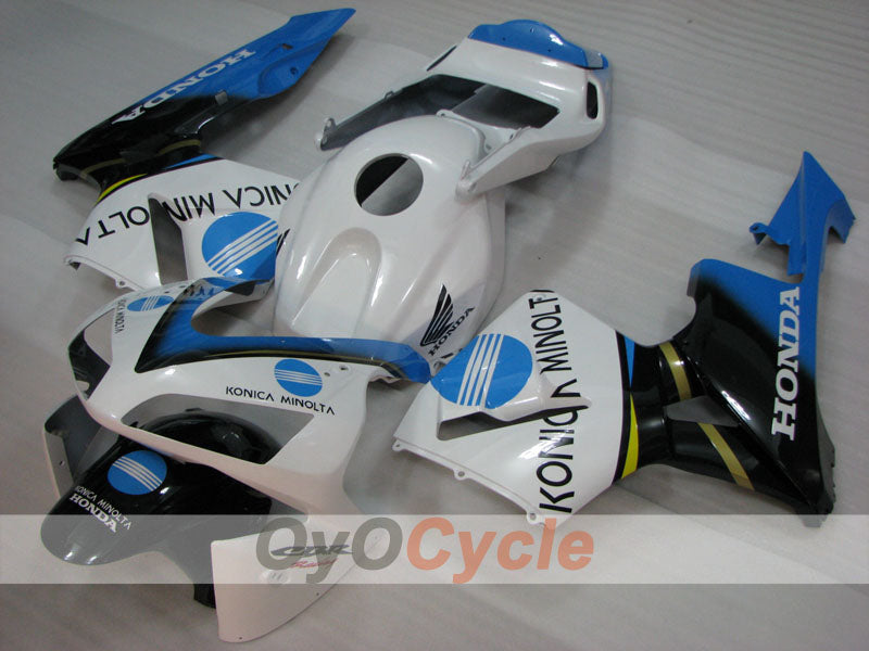 Kit de carenado por inyección para CBR600RR 03-04 - Blanco, Negro - Konica Minolta #OYO87902527 Imagen principal del producto