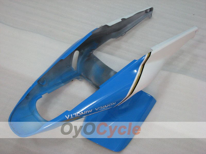 Kit de carenado por inyección para CBR600RR 03-04 - Blanco, Negro - Konica Minolta #OYO87902527