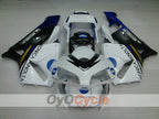 Kit de carenado por inyección para CBR600RR 03-04 - Blanco, Negro - Konica Minolta #OYO87902530