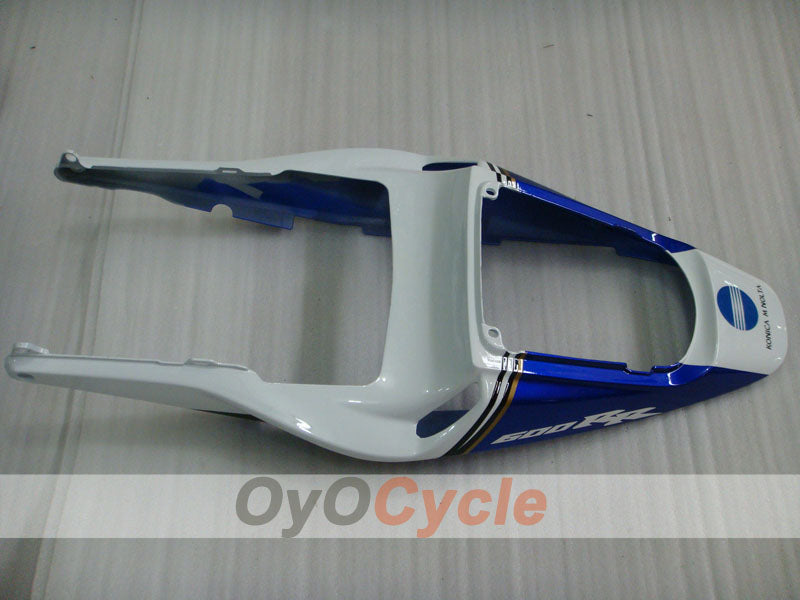 Kit de carenado por inyección para CBR600RR 03-04 - Blanco, Negro - Konica Minolta #OYO87902530