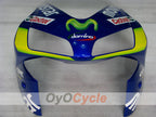 Carenado de inyección para CBR600RR 03-04 - Amarillo, Azul - Movistar #OYO87902537