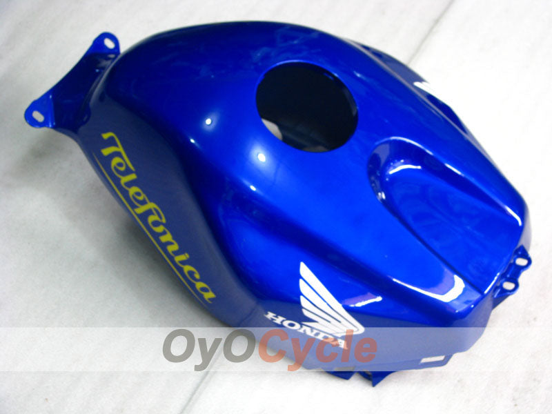 Carenado de inyección para CBR600RR 03-04 - Amarillo, Azul - Movistar #OYO87902537