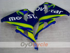 Carenado de inyección para CBR600RR 03-04 - Amarillo, Azul - Movistar #OYO87902537