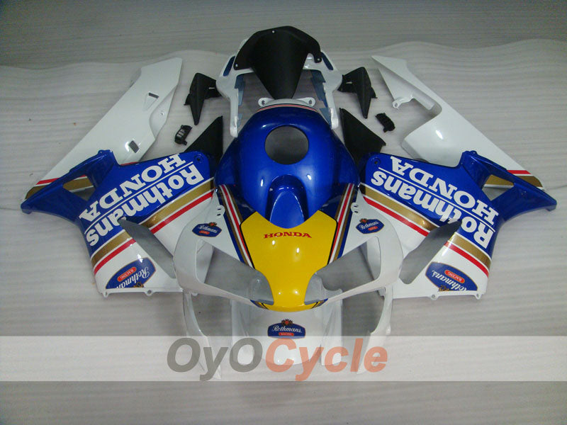 Kit de carenado por inyección para CBR600RR 03-04 - Azul, Blanco - Rothmans #OYO87902556 Imagen secundaria del producto
