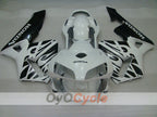 Kit de carenado por inyección para CBR600RR 03-04 - Blanco, Negro - Estilo de fábrica #OYO87902578