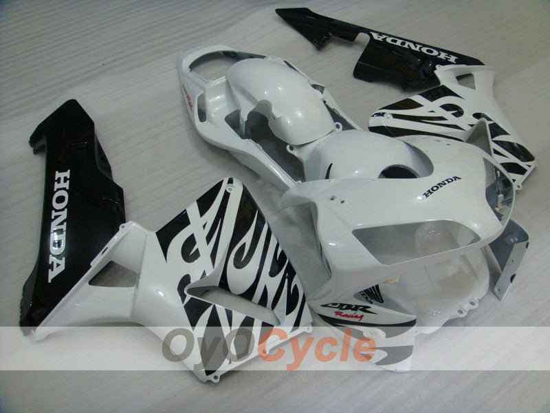 Kit de carenado por inyección para CBR600RR 03-04 - Blanco, Negro - Estilo de fábrica #OYO87902578