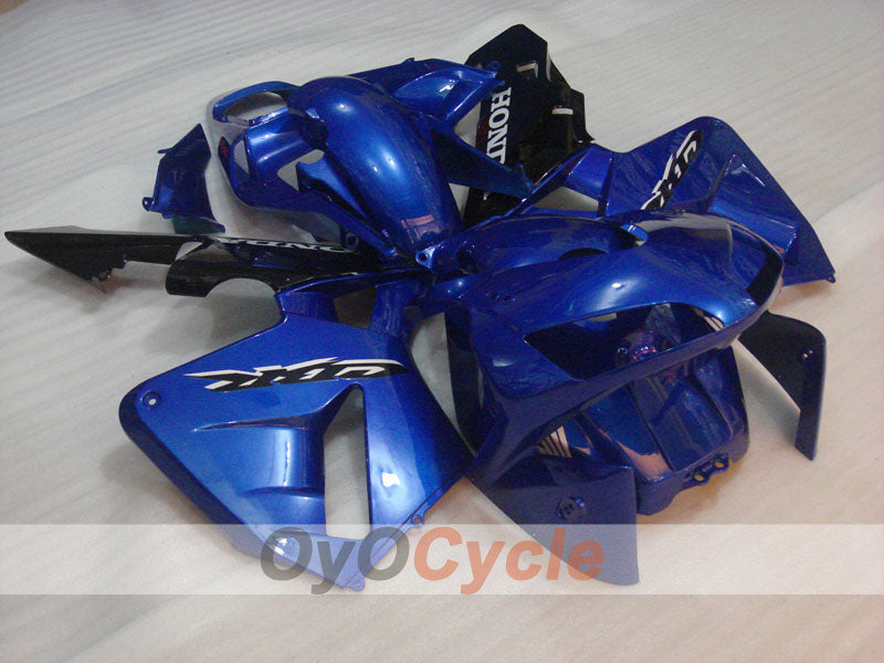 Kit de carenado por inyección para CBR600RR 03-04 - Azul, Negro - Estilo de fábrica #OYO87902579