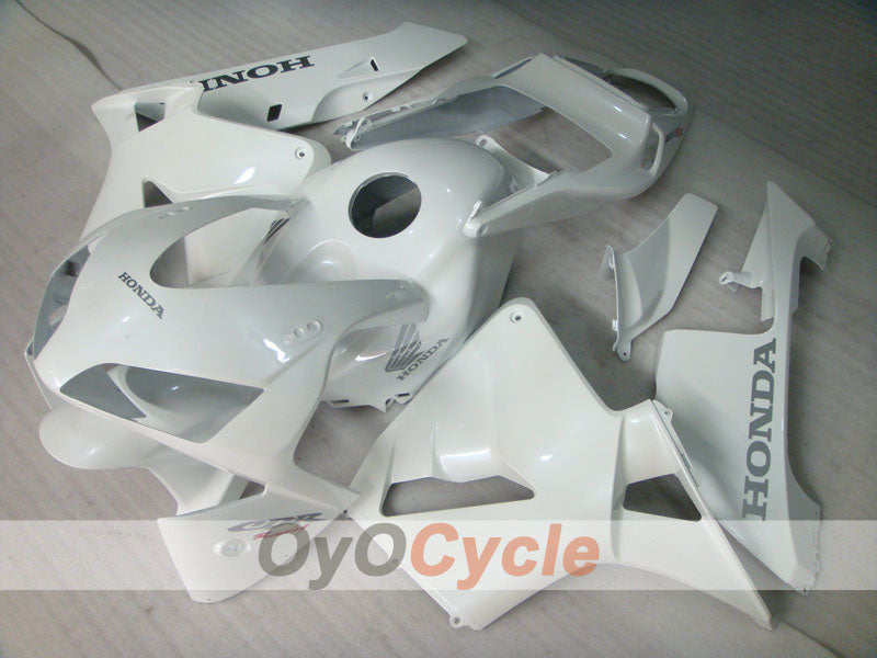 Kit de carenado por inyección para CBR600RR 03-04 - Blanco - Estilo de fábrica #OYO87902582