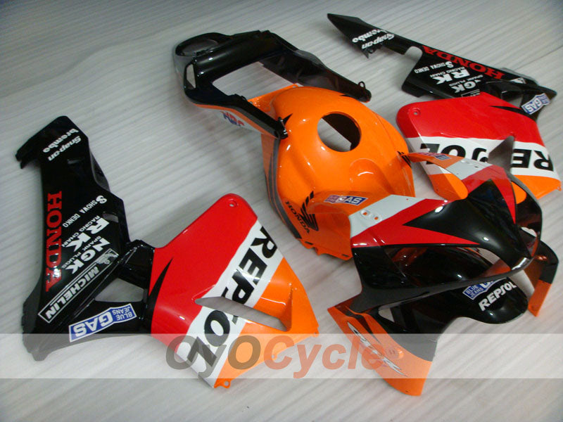 Kit de carenado por inyección para CBR600RR 03-04 - Naranja, Negro - Repsol #OYO87902587 Imagen secundaria del producto