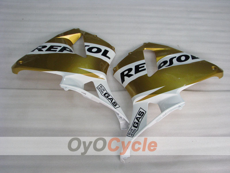 Kit de carenado por inyección para CBR600RR 03-04 - Blanco, Oro - Repsol #OYO87902590
