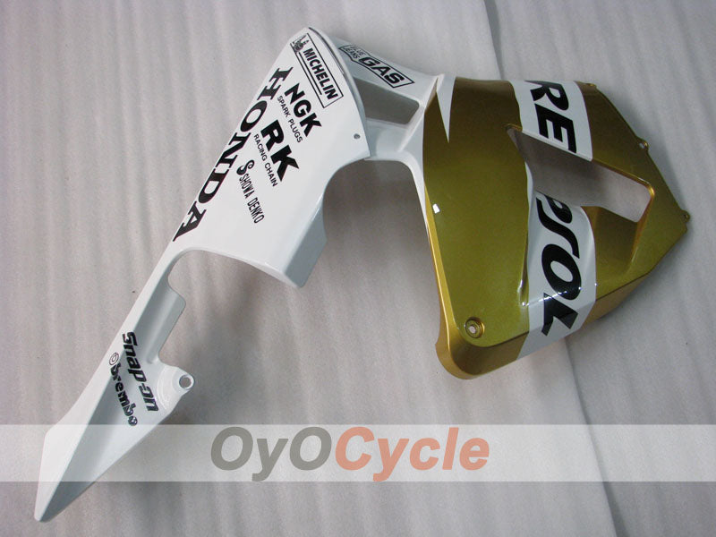 Kit de carenado por inyección para CBR600RR 03-04 - Blanco, Oro - Repsol #OYO87902590