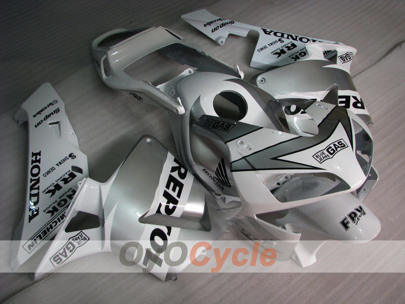 Kit de carenado por inyección para CBR600RR 03-04 - Blanco, Plata - Repsol #OYO87902592 Imagen principal del producto