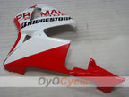 Kit de carenado por inyección para 03-04 CBR600RR - Rojo, Blanco - PRAMAC #OYO87902594