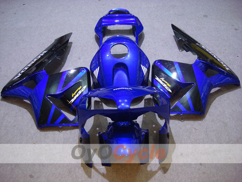 Kit de carenado por inyección para CBR600RR 03-04 - Azul, Negro - Estilo de fábrica #OYO87902598 Imagen secundaria del producto