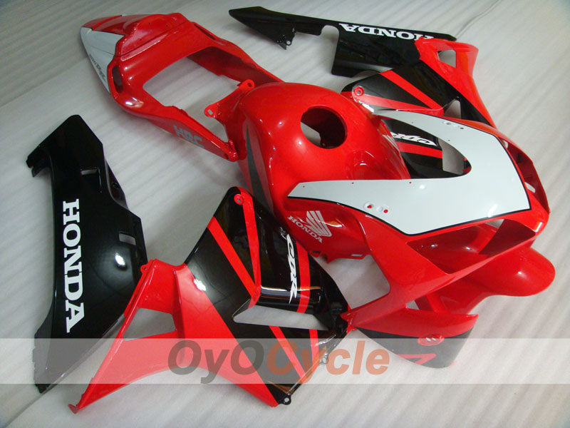 Carenado de inyección para CBR600RR 03-04 - Rojo, Negro - Estilo de fábrica #OYO87902599