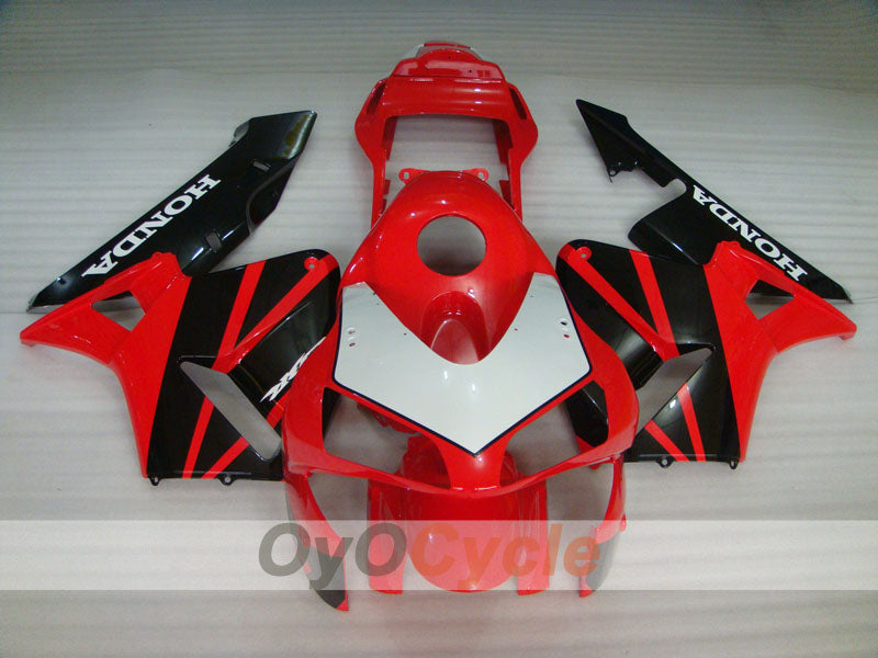 Carenado de inyección para CBR600RR 03-04 - Rojo, Negro - Estilo de fábrica #OYO87902599