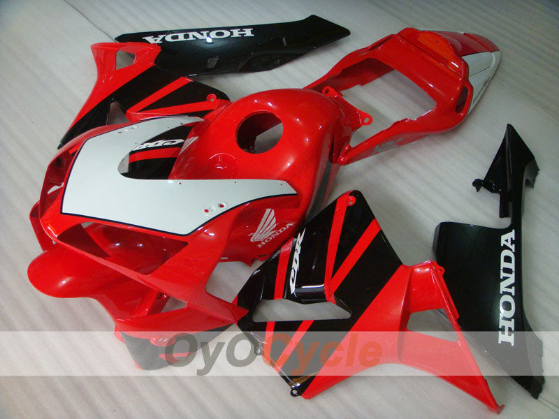 Carenado de inyección para CBR600RR 03-04 - Rojo, Negro - Estilo de fábrica #OYO87902599