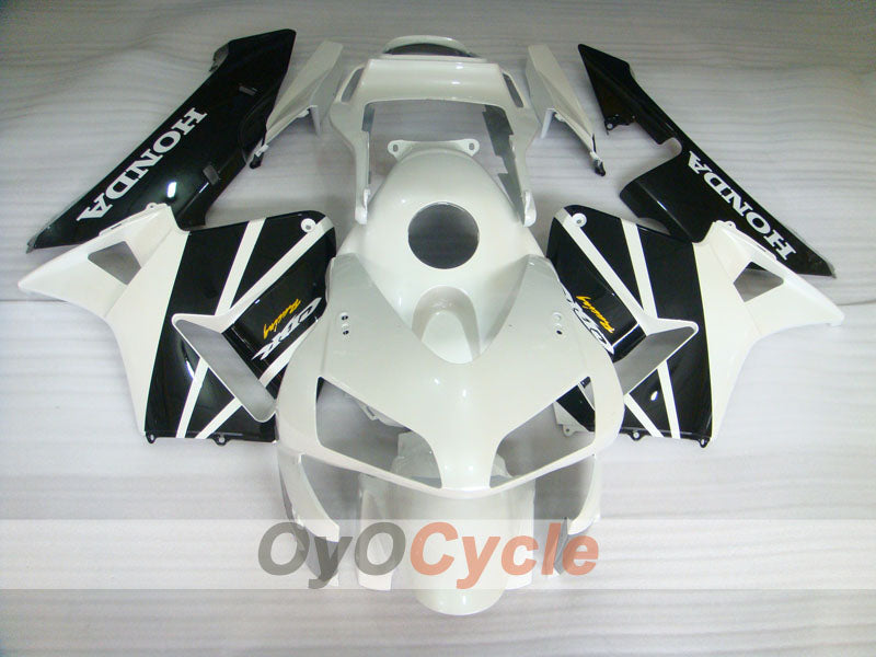 Kit de carenado de inyección para CBR600RR 03-04 - Blanco, Negro - Estilo de fábrica #OYO87902600 Imagen secundaria del producto