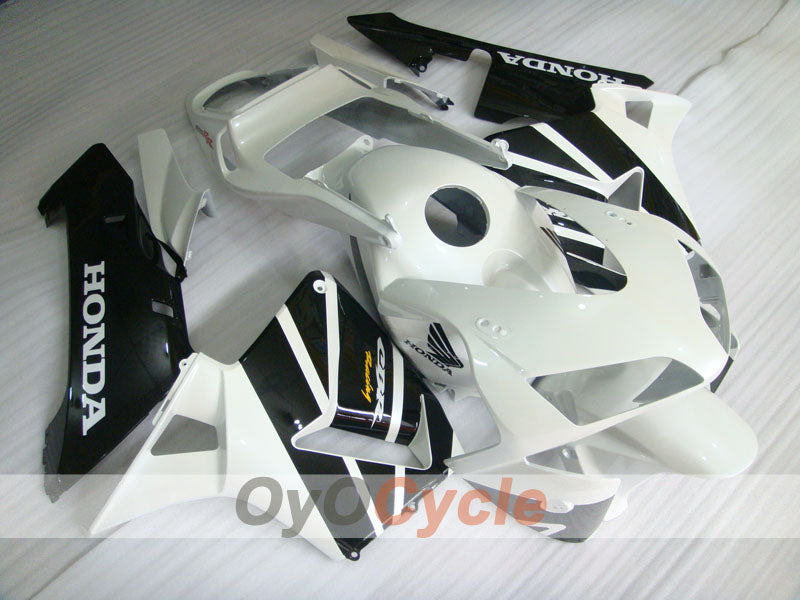 Kit de carenado de inyección para CBR600RR 03-04 - Blanco, Negro - Estilo de fábrica #OYO87902600 Imagen principal del producto