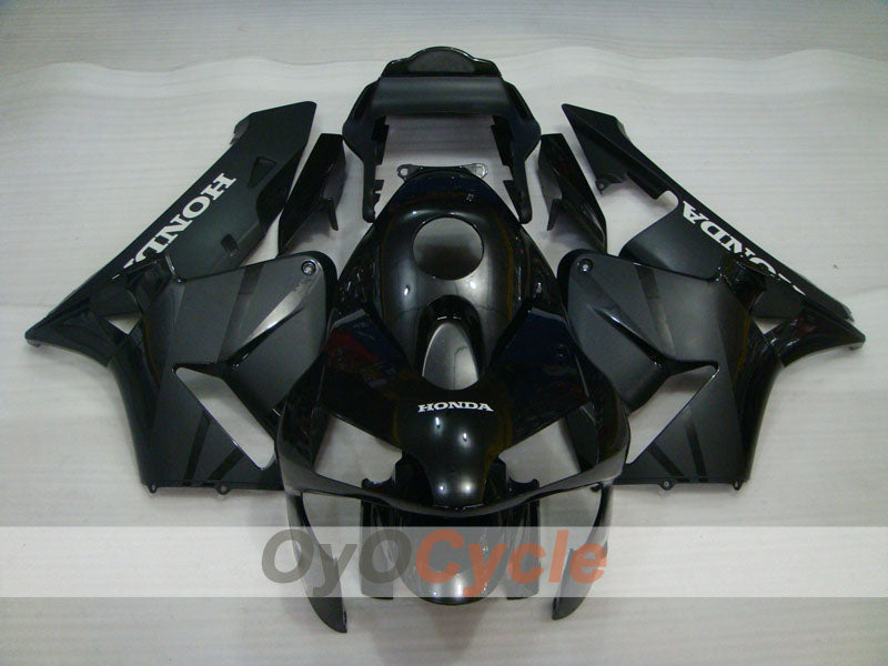 Kit de carenado por inyección para CBR600RR 03-04 - Negro - Estilo de fábrica #OYO87902602