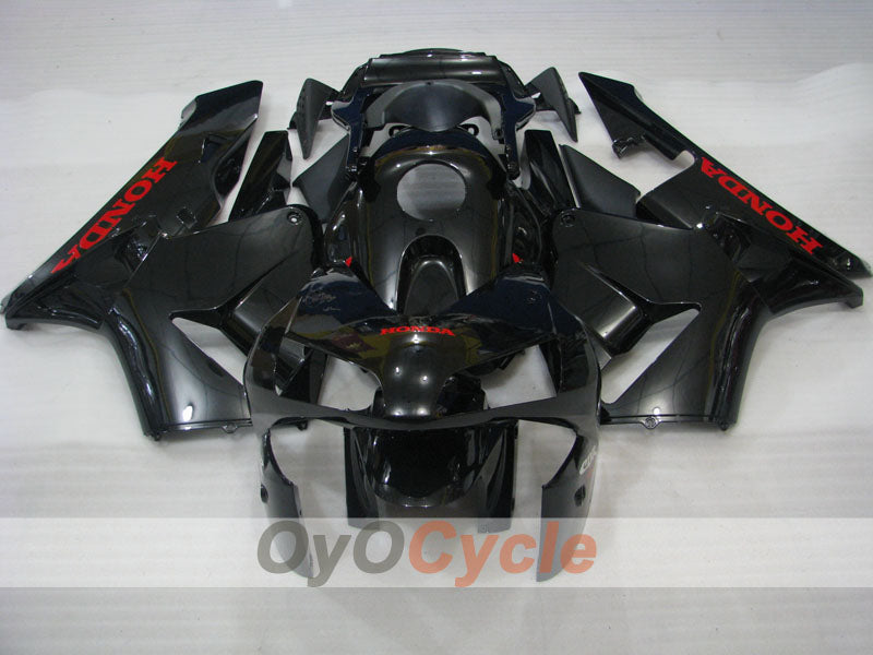 Kit de carenado por inyección para CBR600RR 03-04 - Negro - Estilo de fábrica #OYO87902610