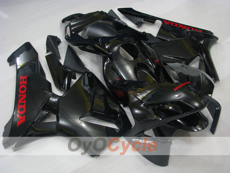 Kit de carenado por inyección para CBR600RR 03-04 - Negro - Estilo de fábrica #OYO87902610 Imagen principal del producto