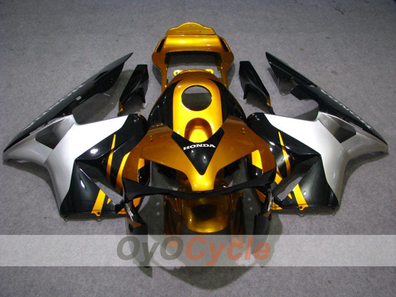 Kit de carenado de inyección para CBR600RR 03-04 - Negro, Dorado - Estilo de fábrica #OYO87902611 Imagen secundaria del producto
