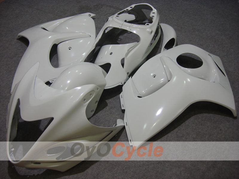 Kit de carenado por inyección para GSXR1300 Hayabusa 08-20 - Blanco - Estilo de fábrica #OYO87902650