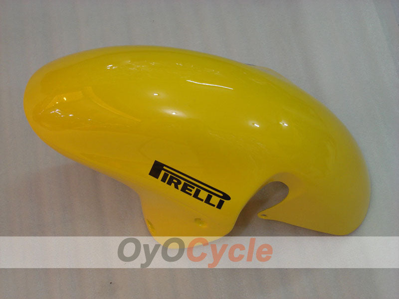 Kit de carenado por inyección para GSXR1300 Hayabusa 99-07 - Amarillo, Azul - Corona, MOTUL #OYO87902651