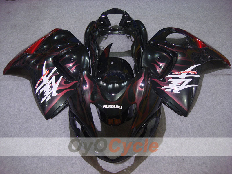 Kit de carenado de inyección para GSXR1300 Hayabusa 08-20 - Rojo, Negro - Llama #OYO87902668 Imagen secundaria del producto