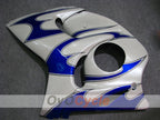 Kit de carenado de inyección para GSXR1300 Hayabusa 08-20 - Azul, blanco - Llama #OYO87902670