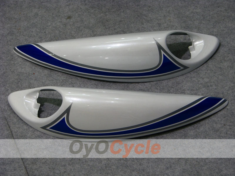 Kit de carenado de inyección para GSXR1300 Hayabusa 08-20 - Azul, blanco - Llama #OYO87902670