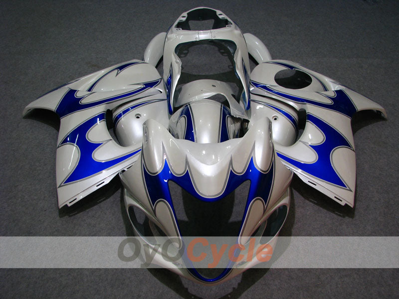 Kit de carenado de inyección para GSXR1300 Hayabusa 08-20 - Azul, blanco - Llama #OYO87902670 Imagen secundaria del producto