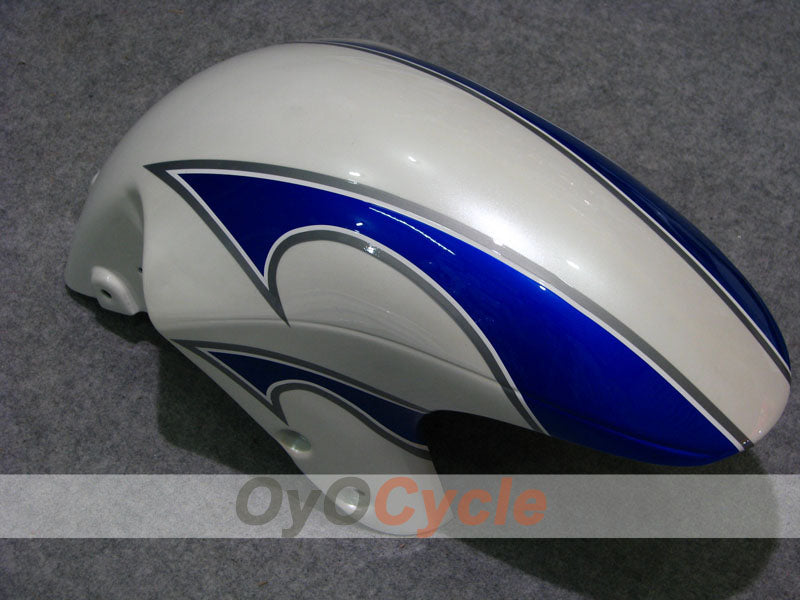 Kit de carenado de inyección para GSXR1300 Hayabusa 08-20 - Azul, blanco - Llama #OYO87902670