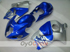Kit de carenado por inyección para GSXR1300 Hayabusa 99-07 - Azul, Plata - Estilo de Fábrica #OYO87902678