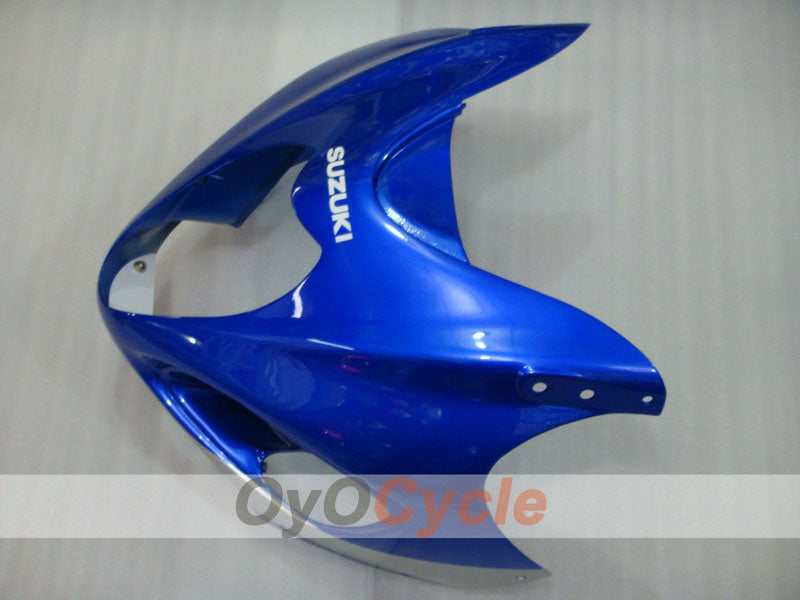 Kit de carenado por inyección para GSXR1300 Hayabusa 99-07 - Azul, Plata - Estilo de Fábrica #OYO87902678