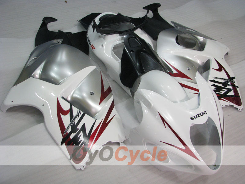 Carenado completo para GSXR1300 Hayabusa 99-07 - Blanco, Plata - Estilo de fábrica #OYO87902682