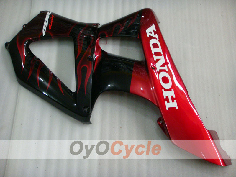 Kit de carenado por inyección para CBR900RR 929 00-01 - Rojo, Negro - Llama #OYO87902701