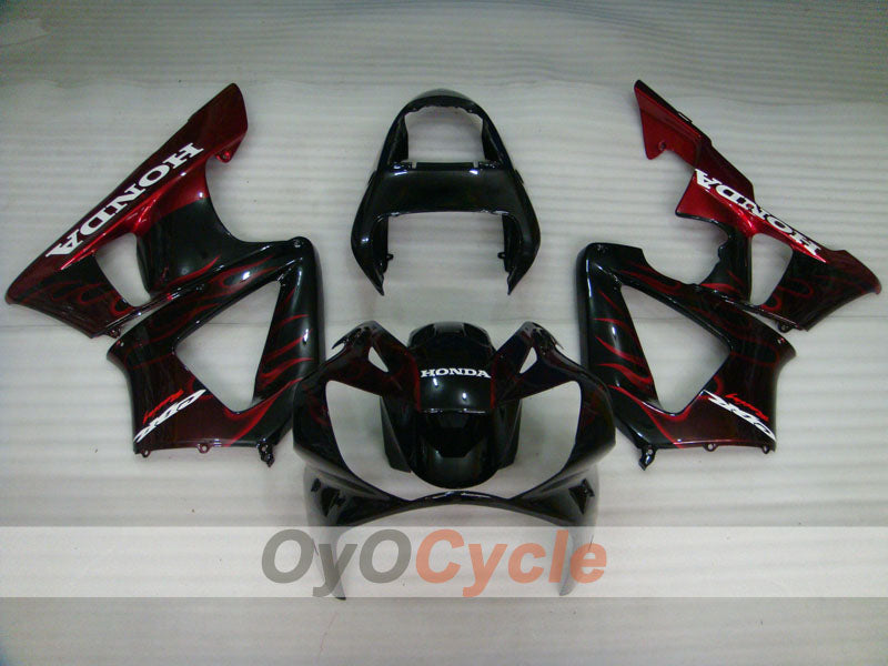 Kit de carenado por inyección para CBR900RR 929 00-01 - Rojo, Negro - Llama #OYO87902701 Imagen secundaria del producto