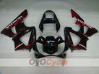 Kit de carenado por inyección para CBR900RR 929 00-01 - Rojo, Negro - Llama #OYO87902701