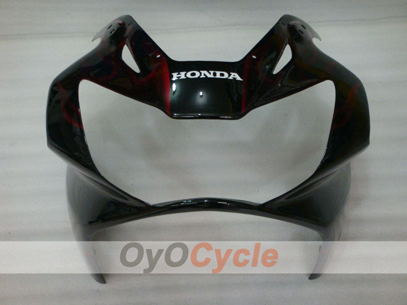 Kit de carenado por inyección para CBR900RR 929 00-01 - Rojo, Negro - Llama #OYO87902701