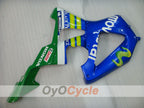 Kit de carenado por inyección para 00-01 CBR900RR 929 - Amarillo, Azul - Movistar #OYO87902710