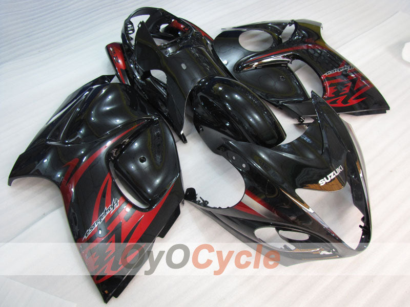 Kit de carenado de inyección para 08-20 GSXR1300 Hayabusa - Rojo, Negro - Llama #OYO87904713 Imagen principal del producto