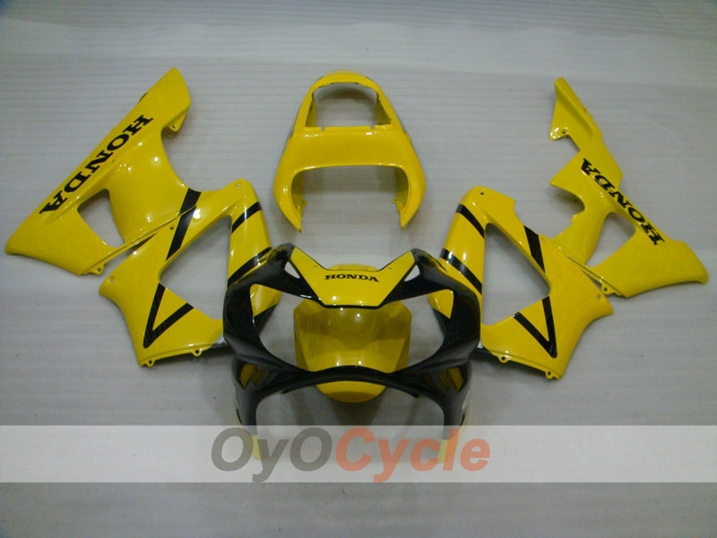 Kit de carenado de inyección para CBR900RR 929 00-01 - Amarillo, Negro - Estilo de fábrica #OYO87902716