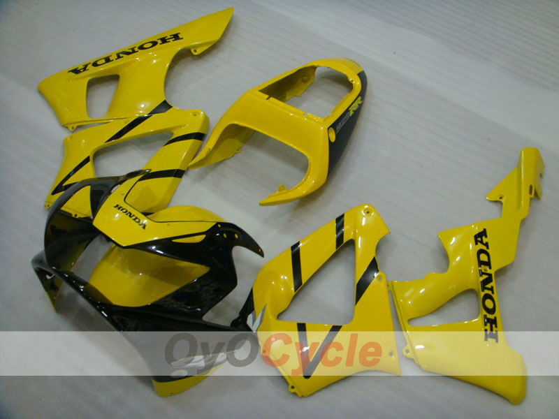 Kit de carenado de inyección para CBR900RR 929 00-01 - Amarillo, Negro - Estilo de fábrica #OYO87902716