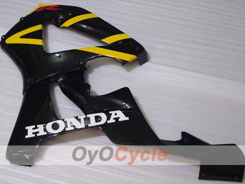 Kit de carenado por inyección para 00-01 CBR900RR 929 - Amarillo, Negro - Estilo de fábrica #OYO87902717