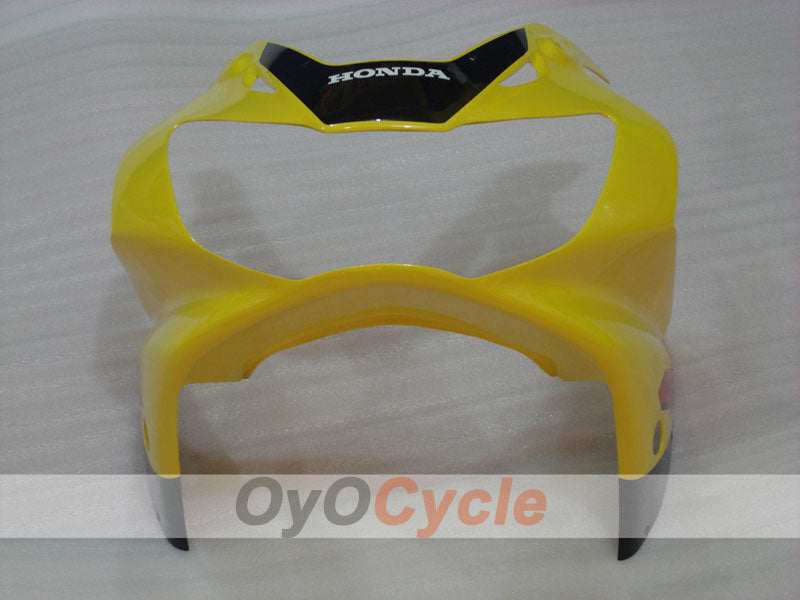 Kit de carenado por inyección para 00-01 CBR900RR 929 - Amarillo, Negro - Estilo de fábrica #OYO87902717