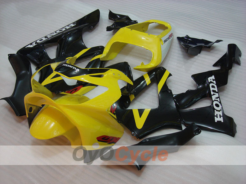 Kit de carenado por inyección para 00-01 CBR900RR 929 - Amarillo, Negro - Estilo de fábrica #OYO87902717