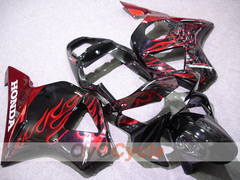 Kit de carenado de inyección para 02-03 CBR900RR 954 - Rojo, Negro - Llama #OYO87902730 Imagen principal del producto