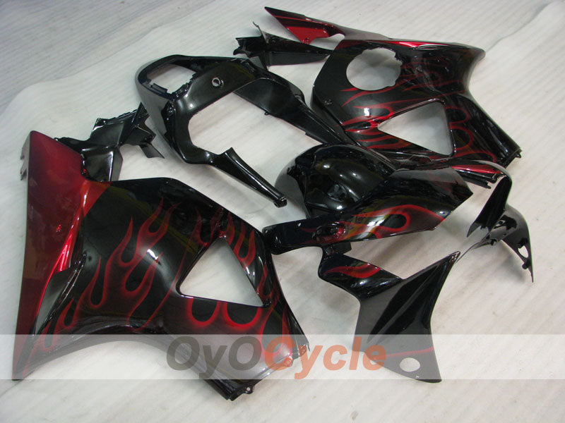 Carenado de inyección para CBR900RR 954 02-03 - Rojo, Negro - Llama #OYO87902731